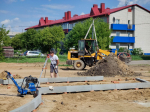 В Ишиме благоустраивают западный микрорайон