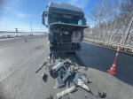 В столкновении на федеральной трассе пострадали два человека